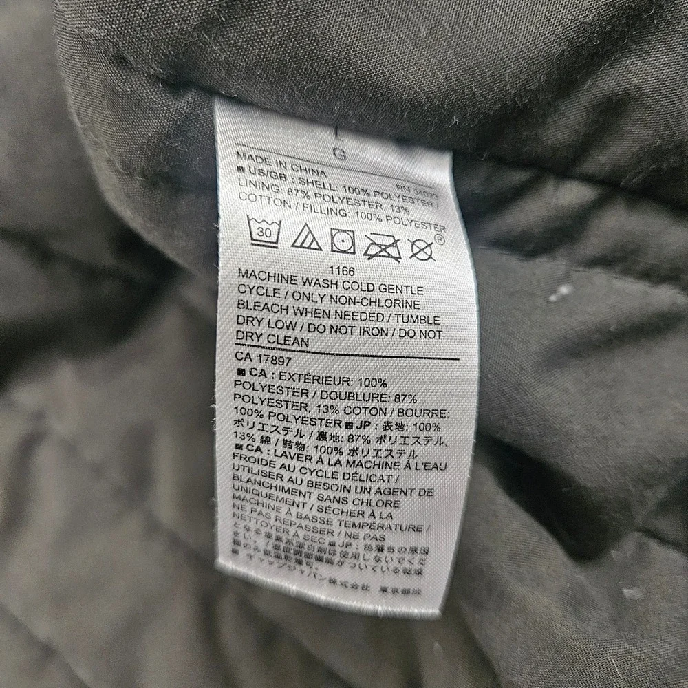 Banana Republic WR Travel Jacket‎ Peat Green Mens Large Removable Vest Liner